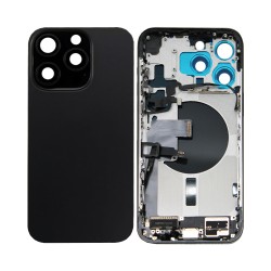 Tampa Traseira com Frame+Flex+Vibrator Apple iPhone 15 Pro Max Preto